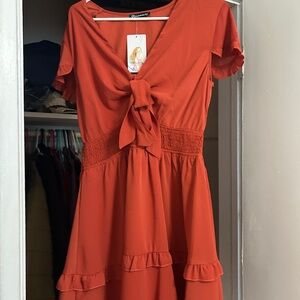 Burnt Orange Women's Dress